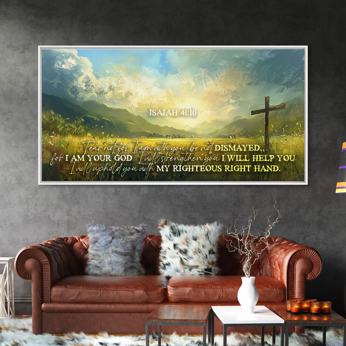 Isaiah 41:10 Fear Not Scripture Wall Art Print - Image 6