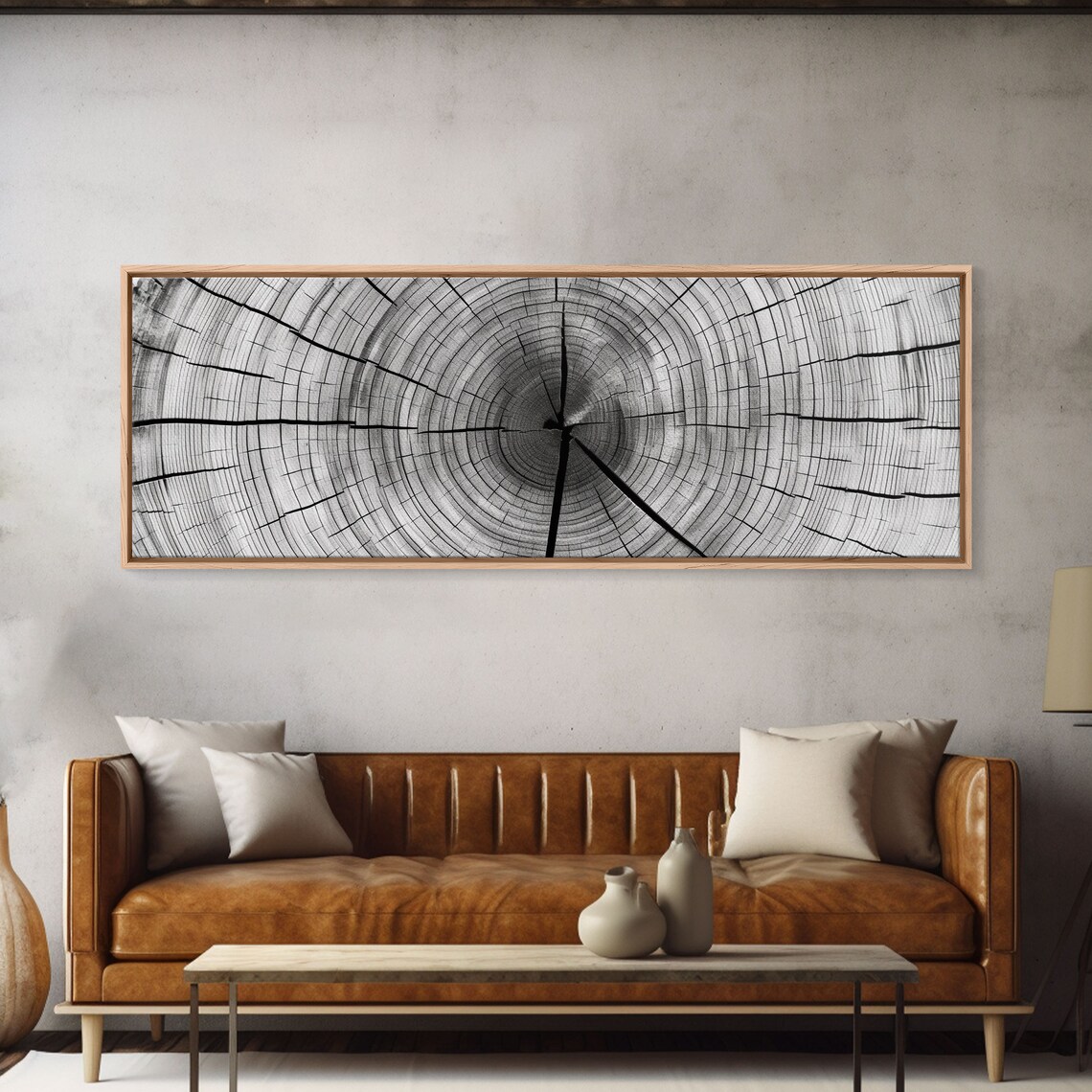 Tree Ring Art Print, Tree of Life Nature Poster - Image 6
