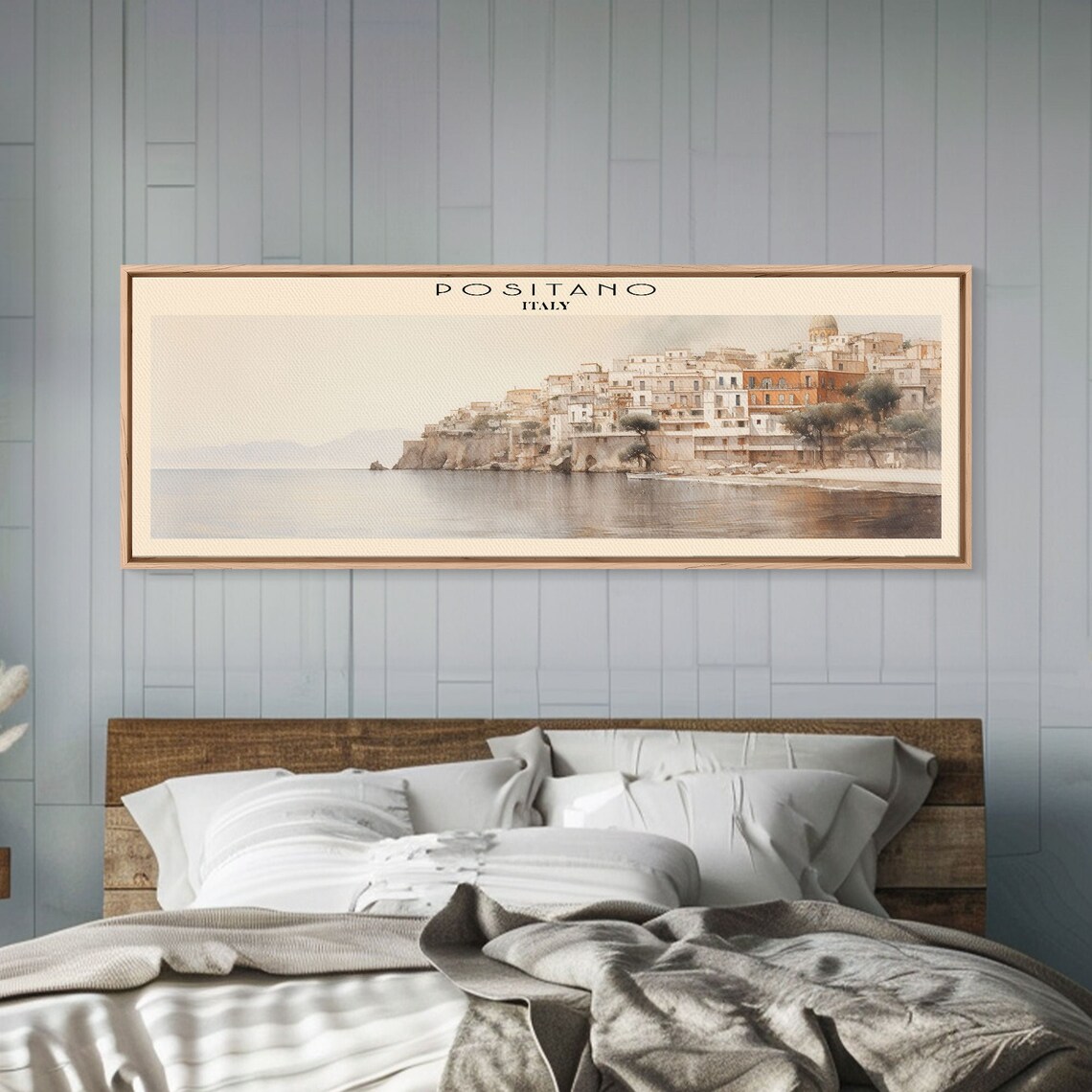Positano Italy Amalfi Coast Cliffside Village Sea View Travel Poster - Image 6