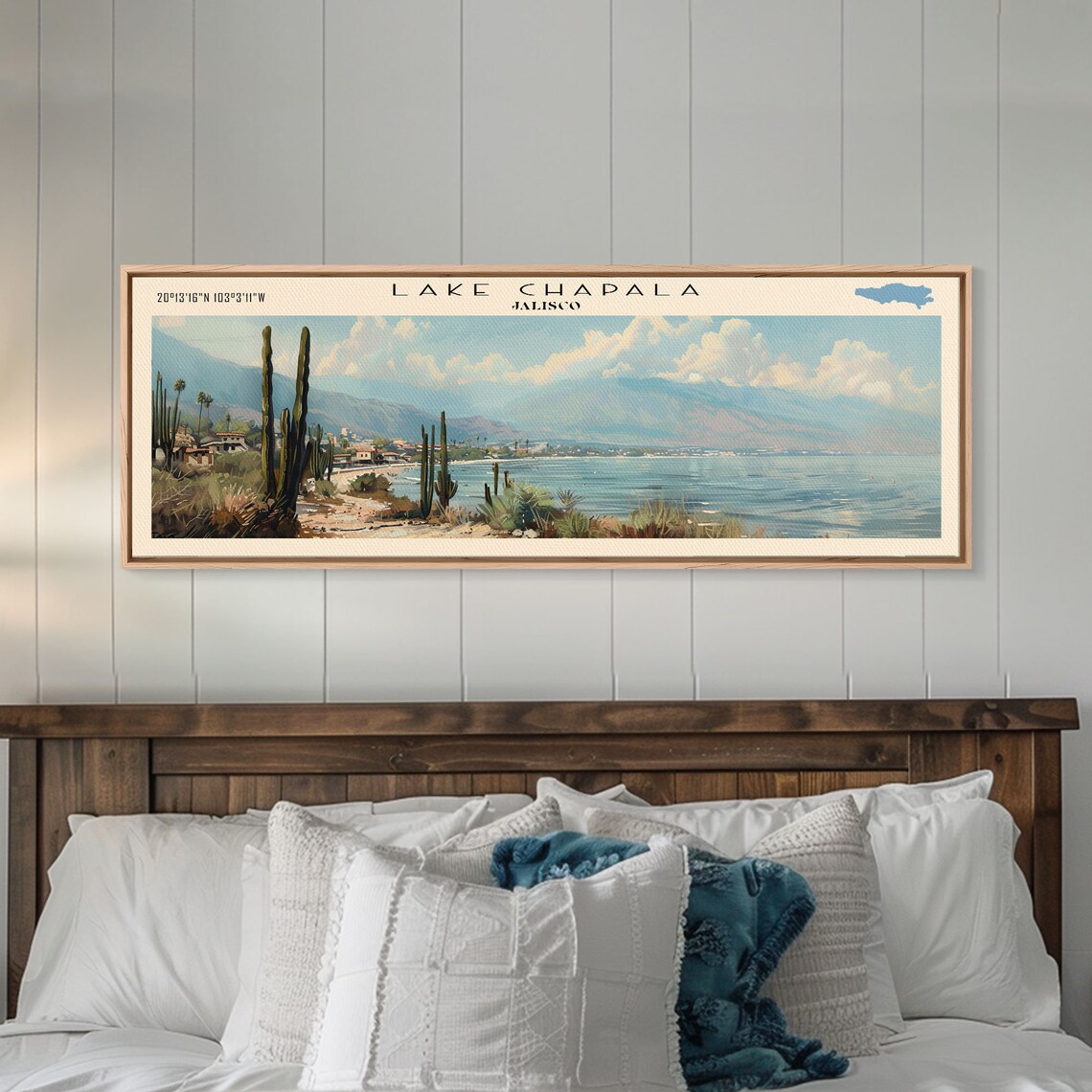Lake Chapala Travel Poster, Scenic Landscape Art - Image 2