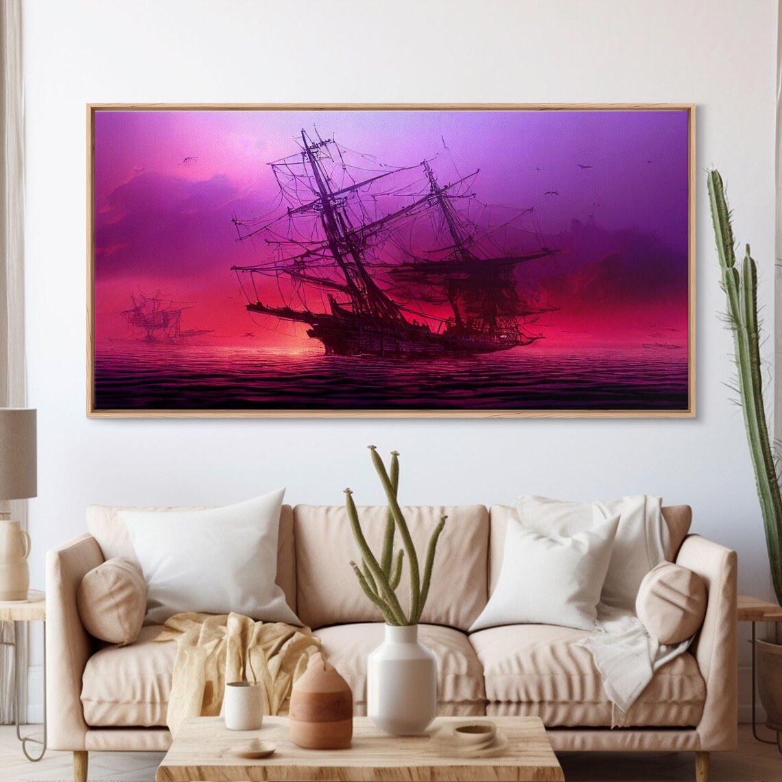 Outrun Style Ghost Ship, Abandoned Pirate Ship - Image 3
