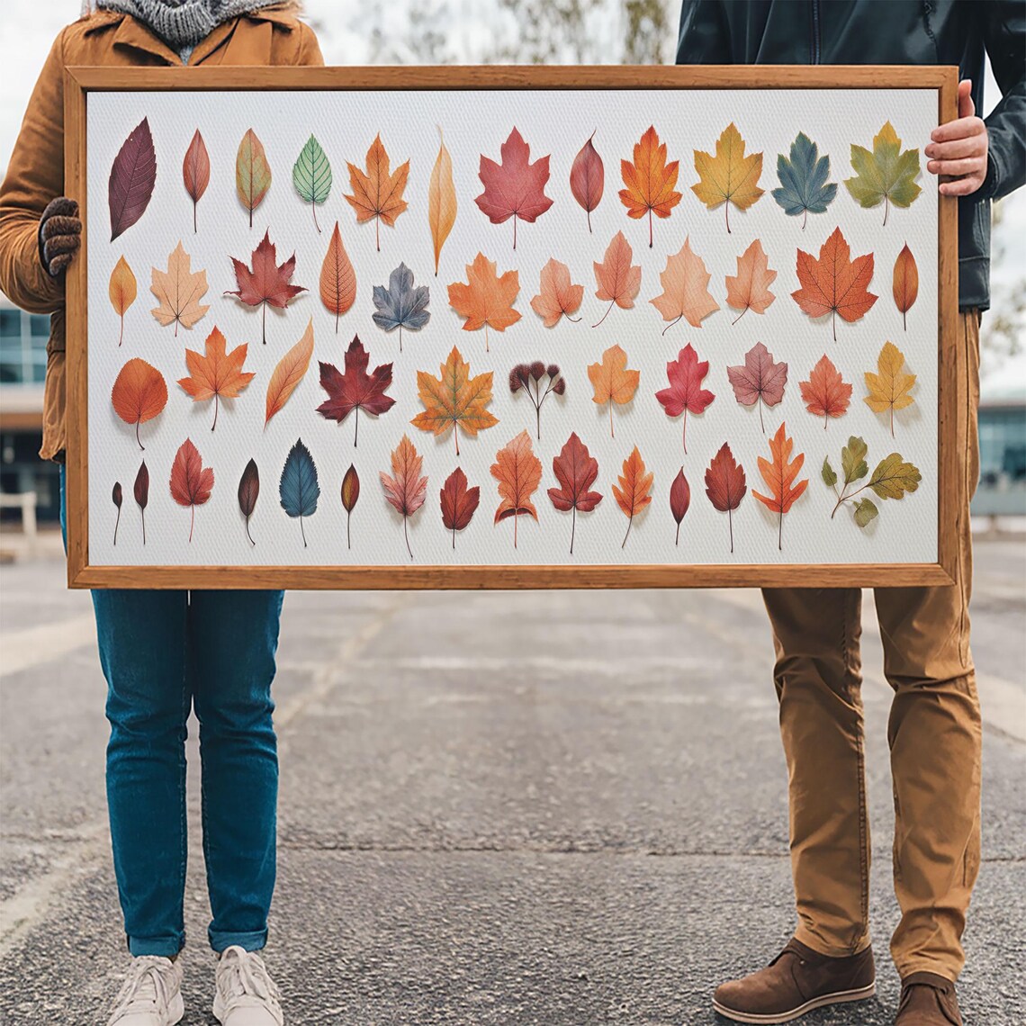 Fall Leaves Study, Autumn Seasonal Decor - Image 3