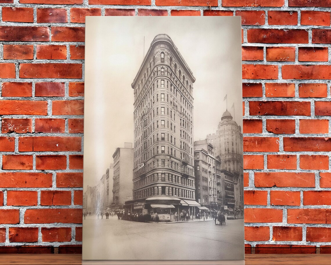 Flat Iron New York City Art Print, Charcoal Drawing - Image 5