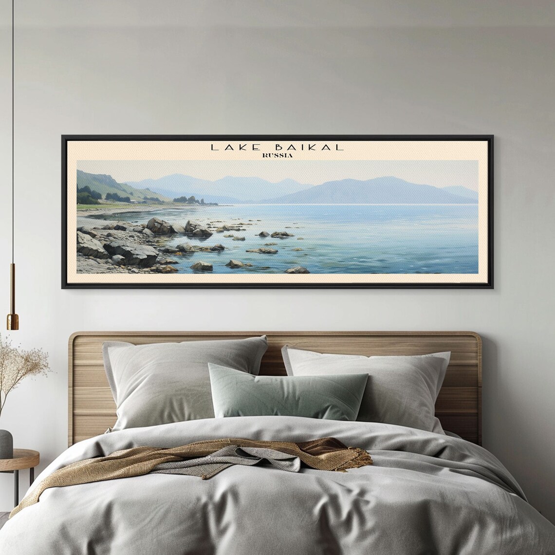 Lake Baikal Travel Poster, Russia Landscape Art Print - Image 6