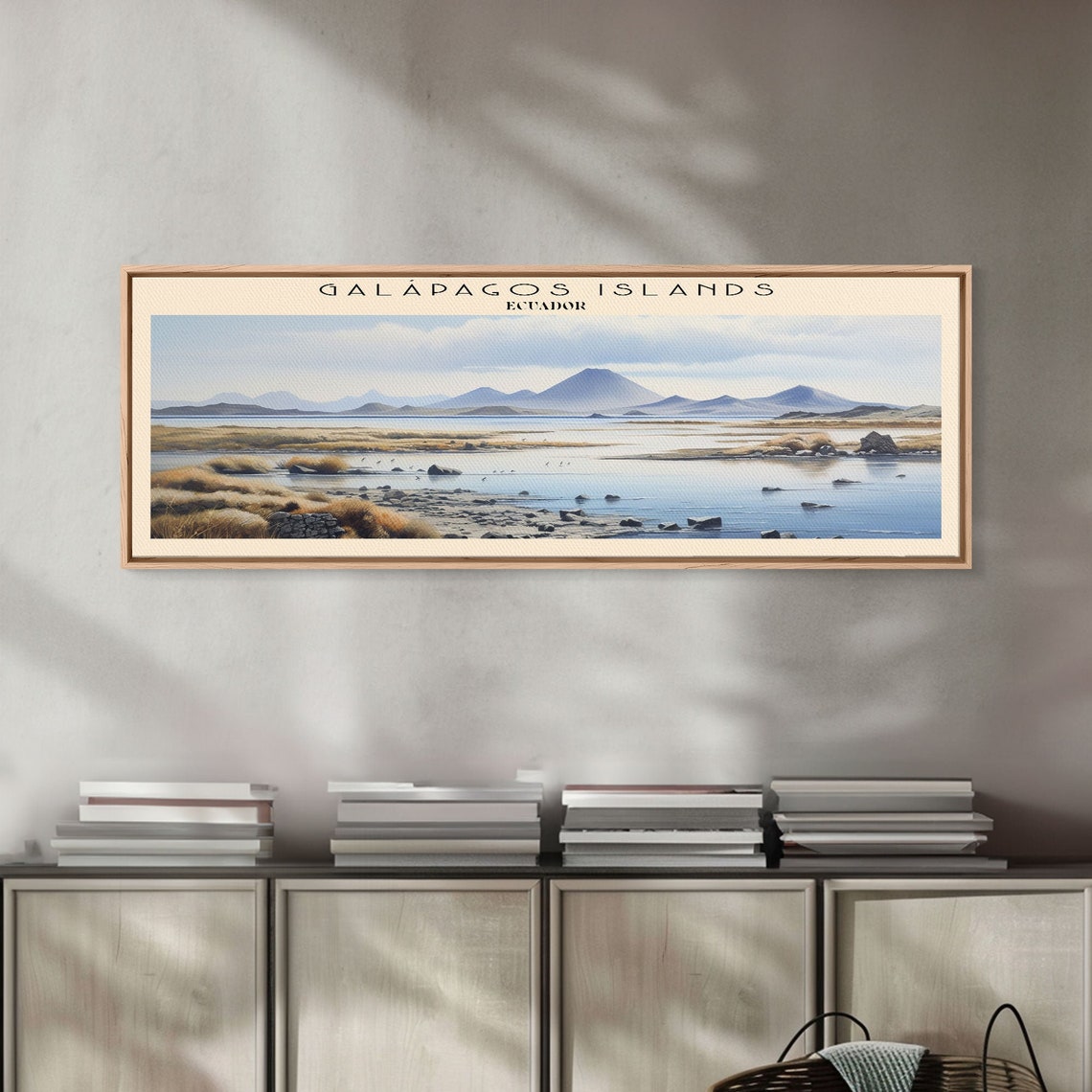 Galapagos Islands Ecuador Volcanic Coast Lagoon Panoramic Poster - Image 6