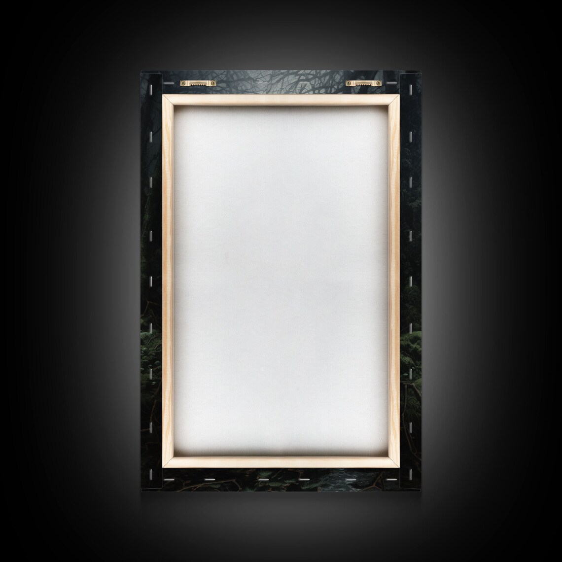 Haunted Cemetery Halloween Graveyard Art Print - Image 2