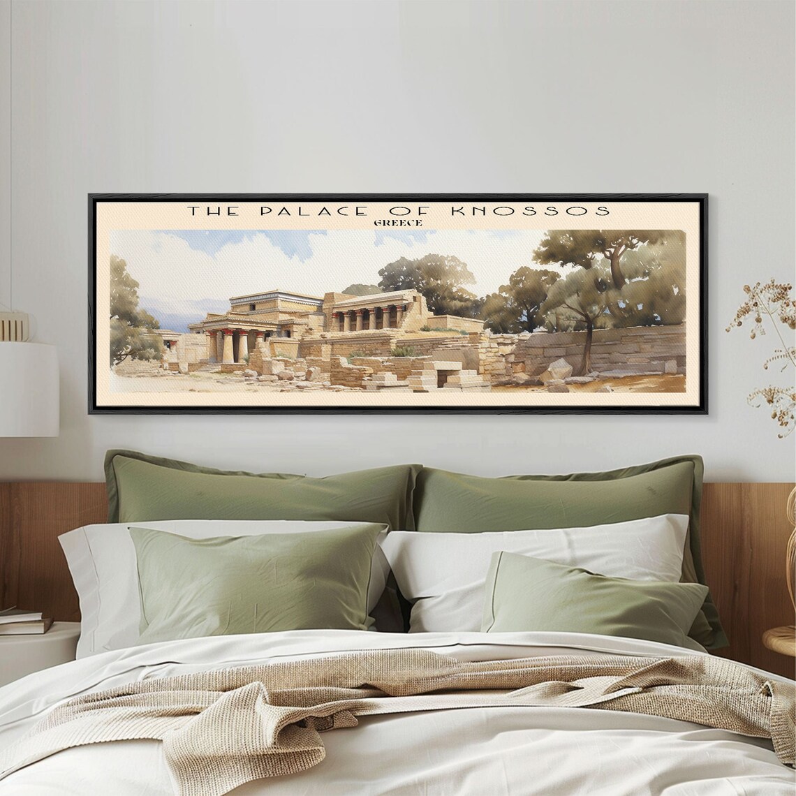 The Palace Of Knossos Retro Travel Poster Art Print - Image 4