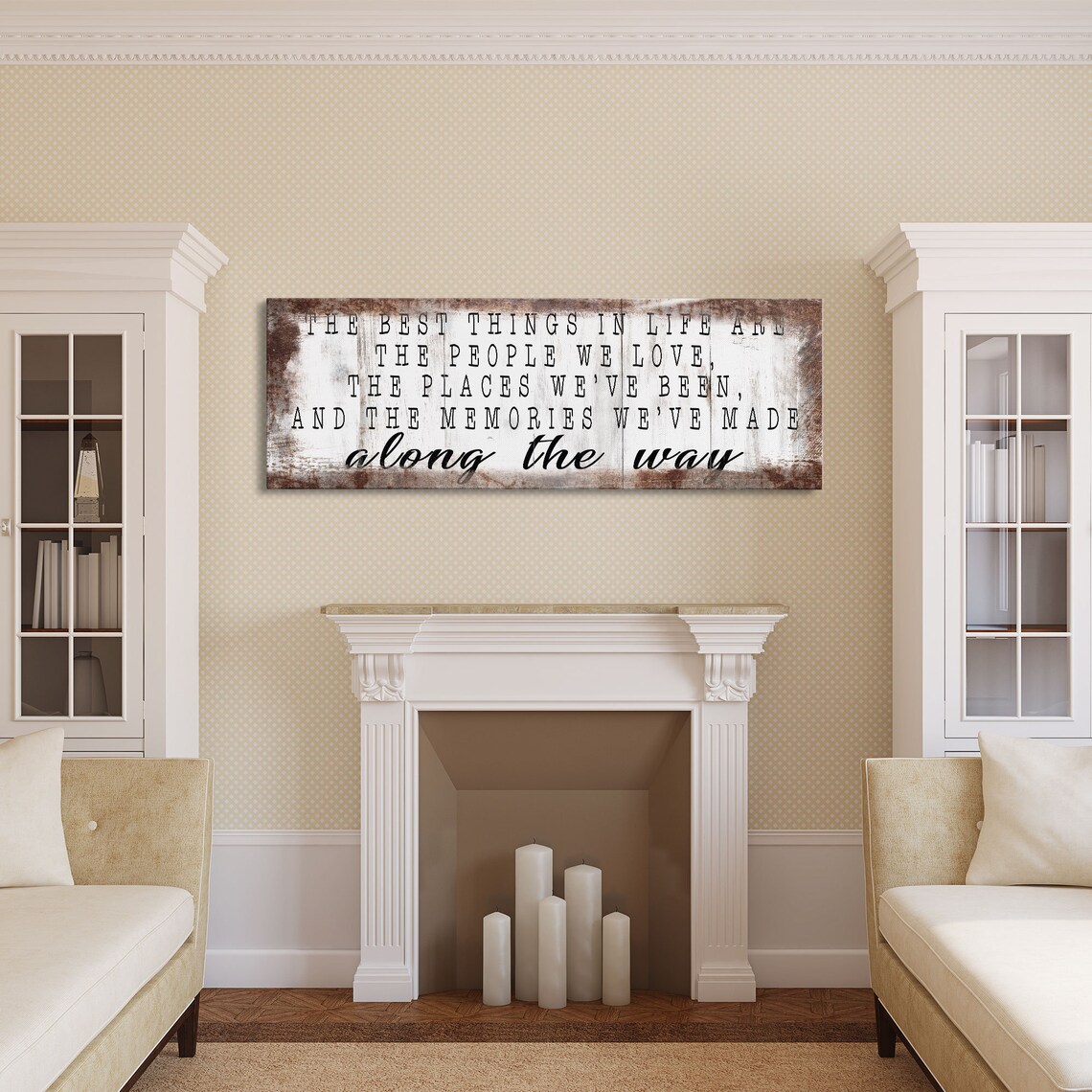 The Best Things In Life Motivational Quote Art Print - Image 6