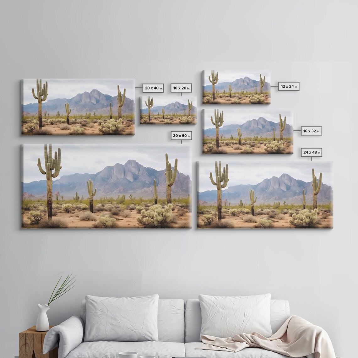 Desert Photography Cactus Art Print, Southwestern Boho - Image 2