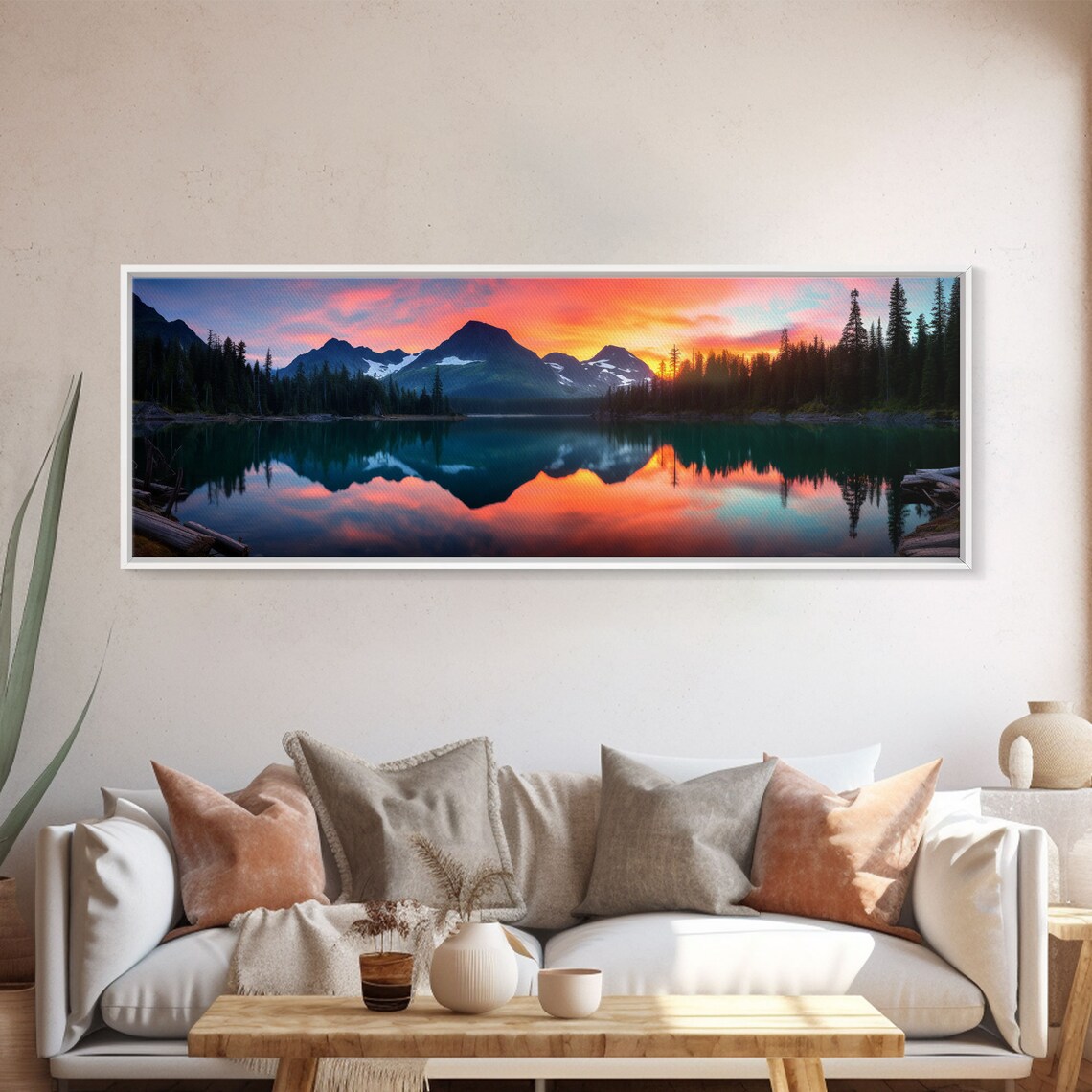 North Cascades National Park Sunset Alpine Lake Peaks Reflection Poster - Image 4