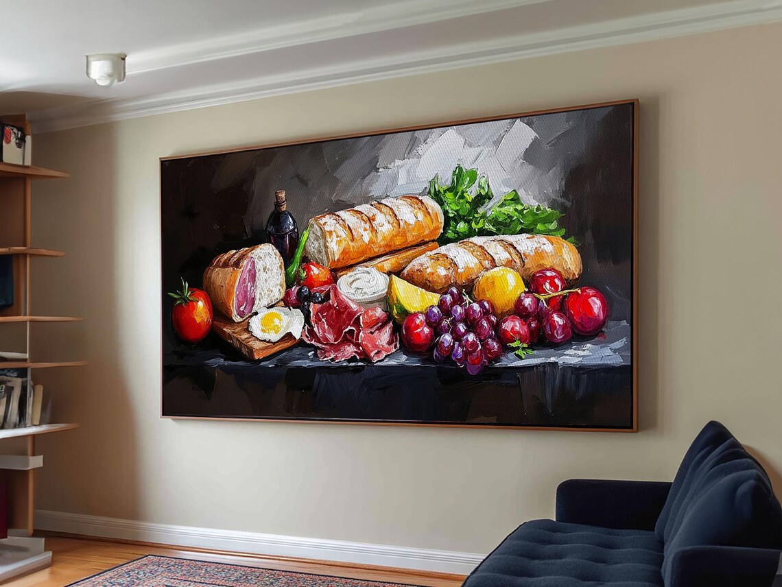 Charcuterie Board Kitchen Decor, Modern Food Art Print - Image 5