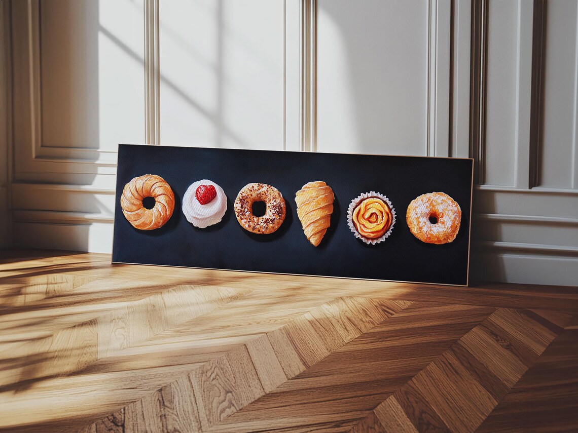 Pastries Art Print, Bakery Kitchen Wall Decor - Image 3