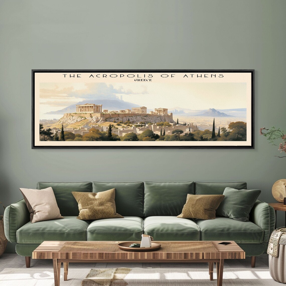 The Acropolis Of Athens Retro Travel Poster, Greece - Image 5