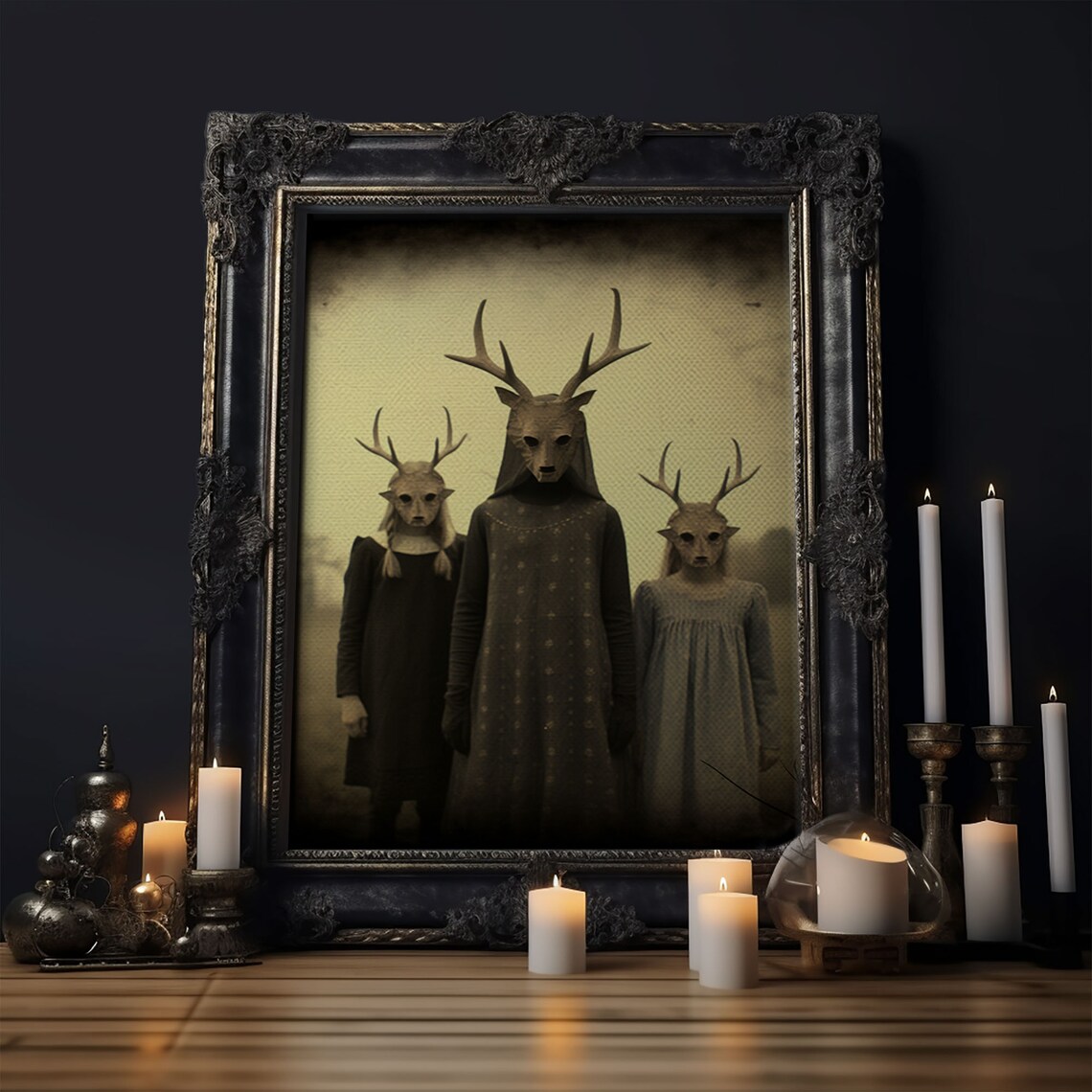 The Cult Of The Deer, Dark Academia Halloween Poster