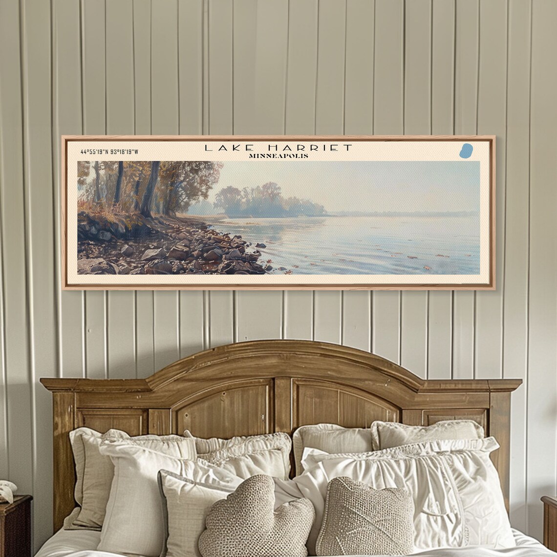 Lake Harriet Minneapolis Travel Poster, Lake House Decor - Image 2