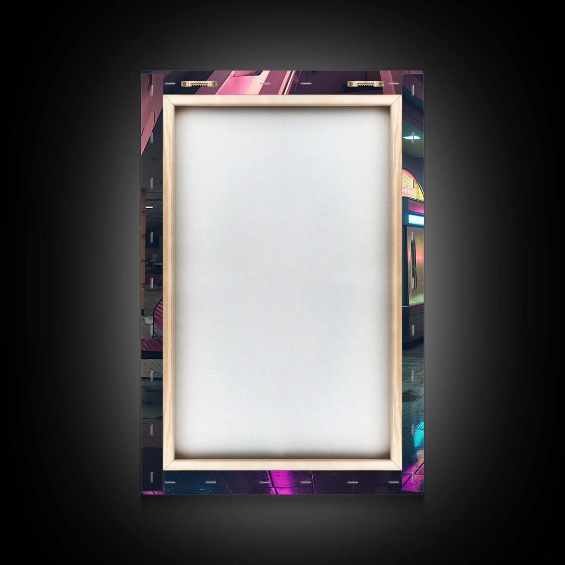 1980s Mall Liminal Spaces Vaporwave Poster Print - Image 2