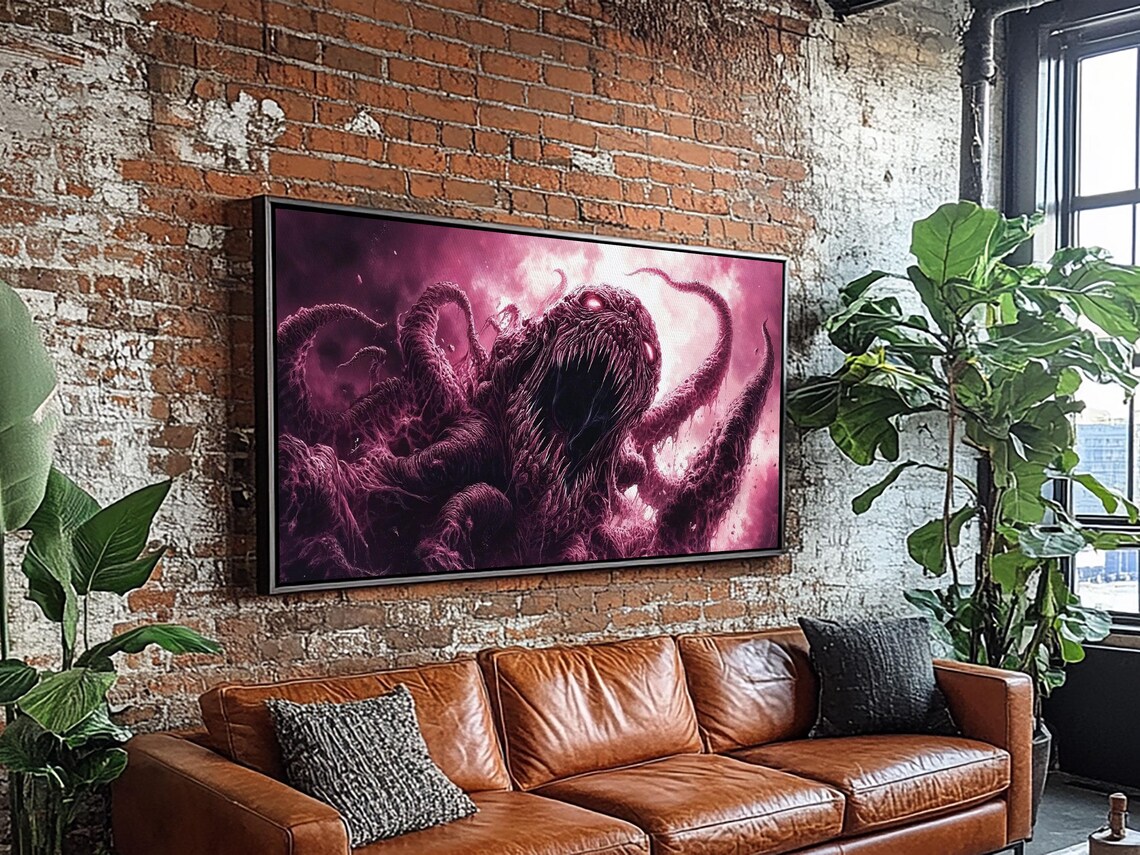 Cosmic Horror Art Print, Halloween Decor - Image 2