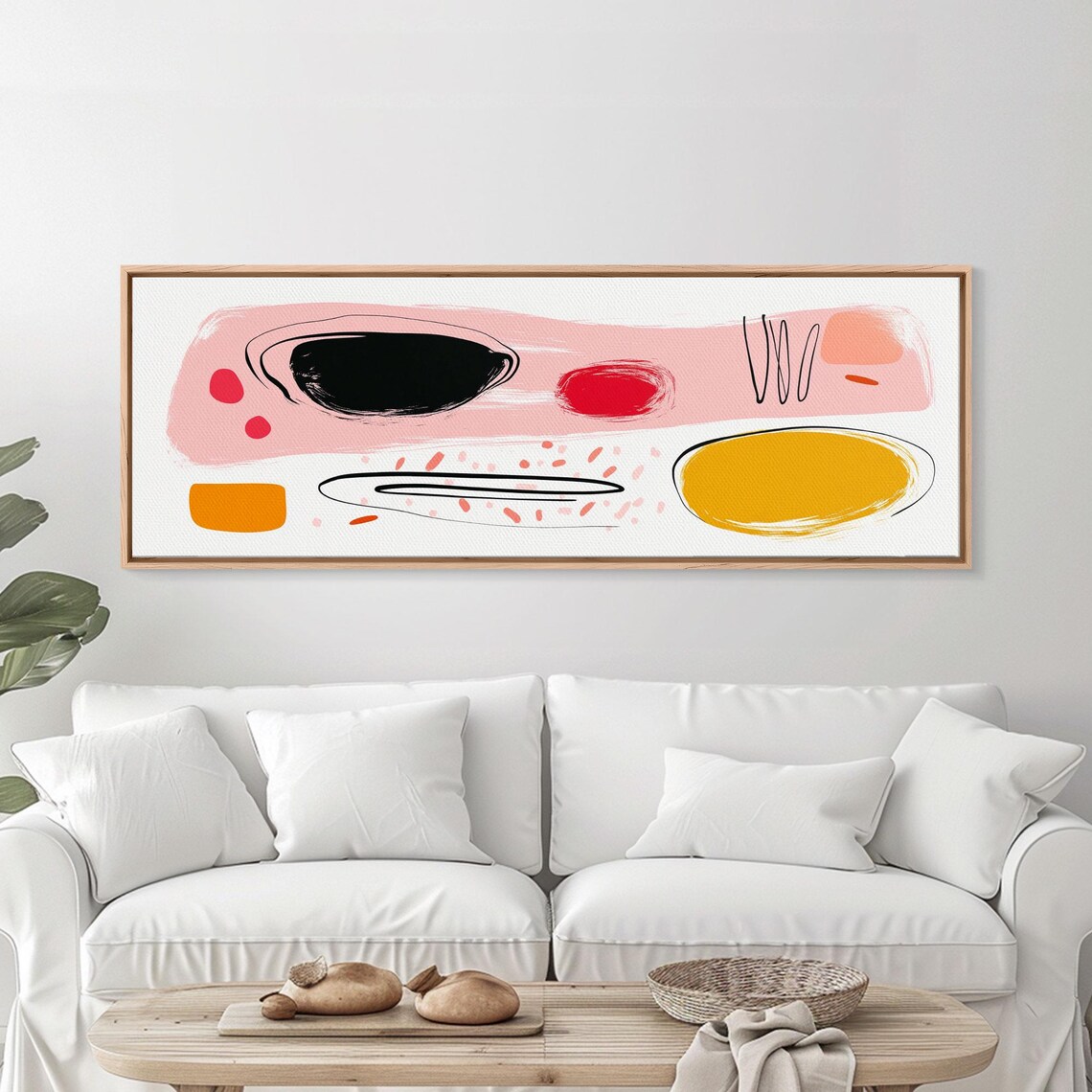 Meal For One Japanese Style Abstract Art Print - Image 2