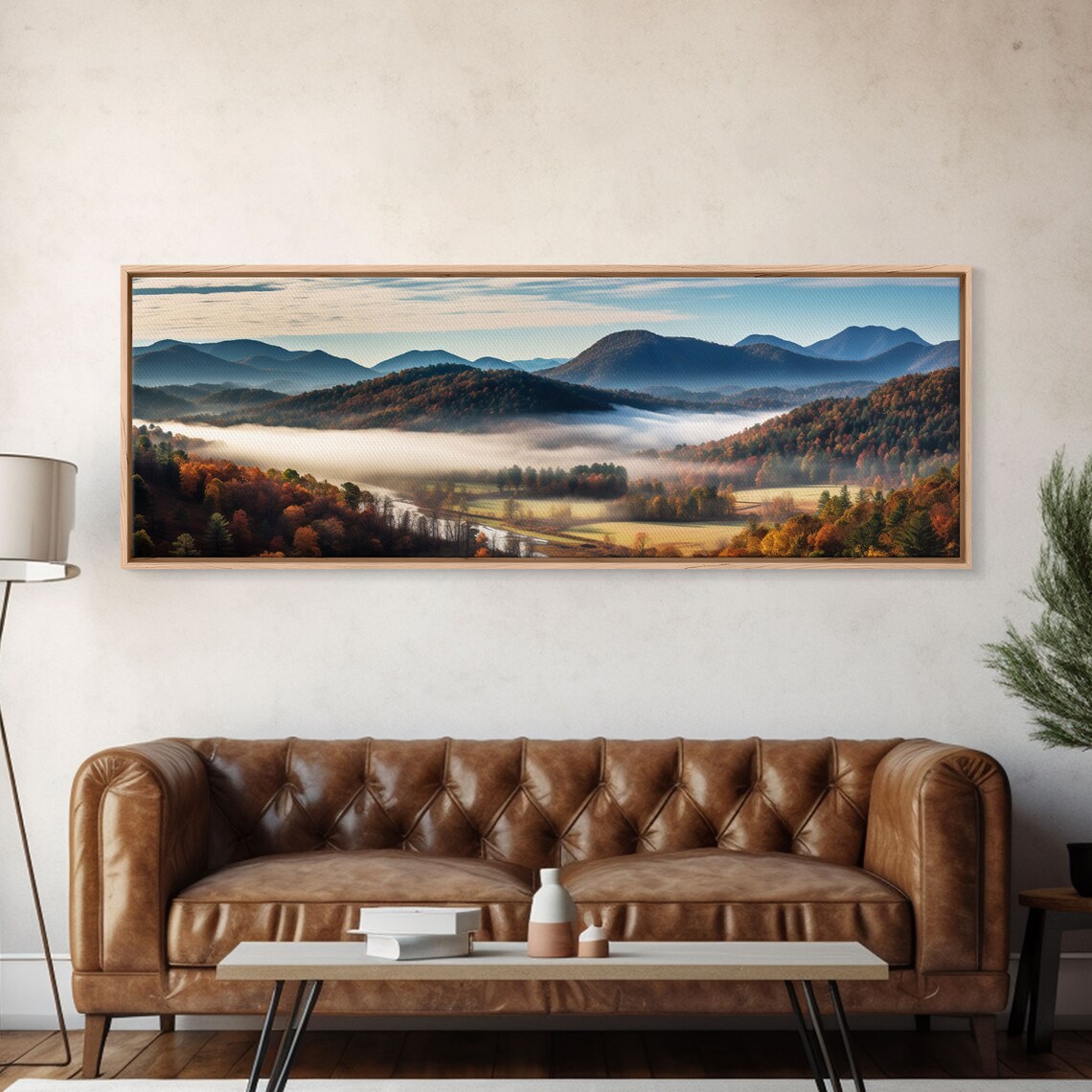 Blue Ridge Mountains Parkway Sunset, Wall Art Print