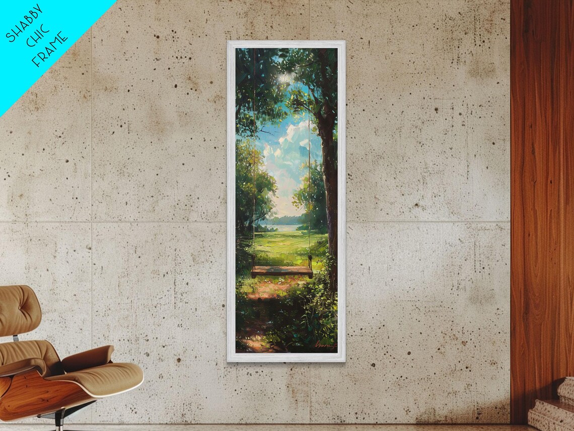 Tree Swing, Whimsical Boho Style Art Print - Image 6