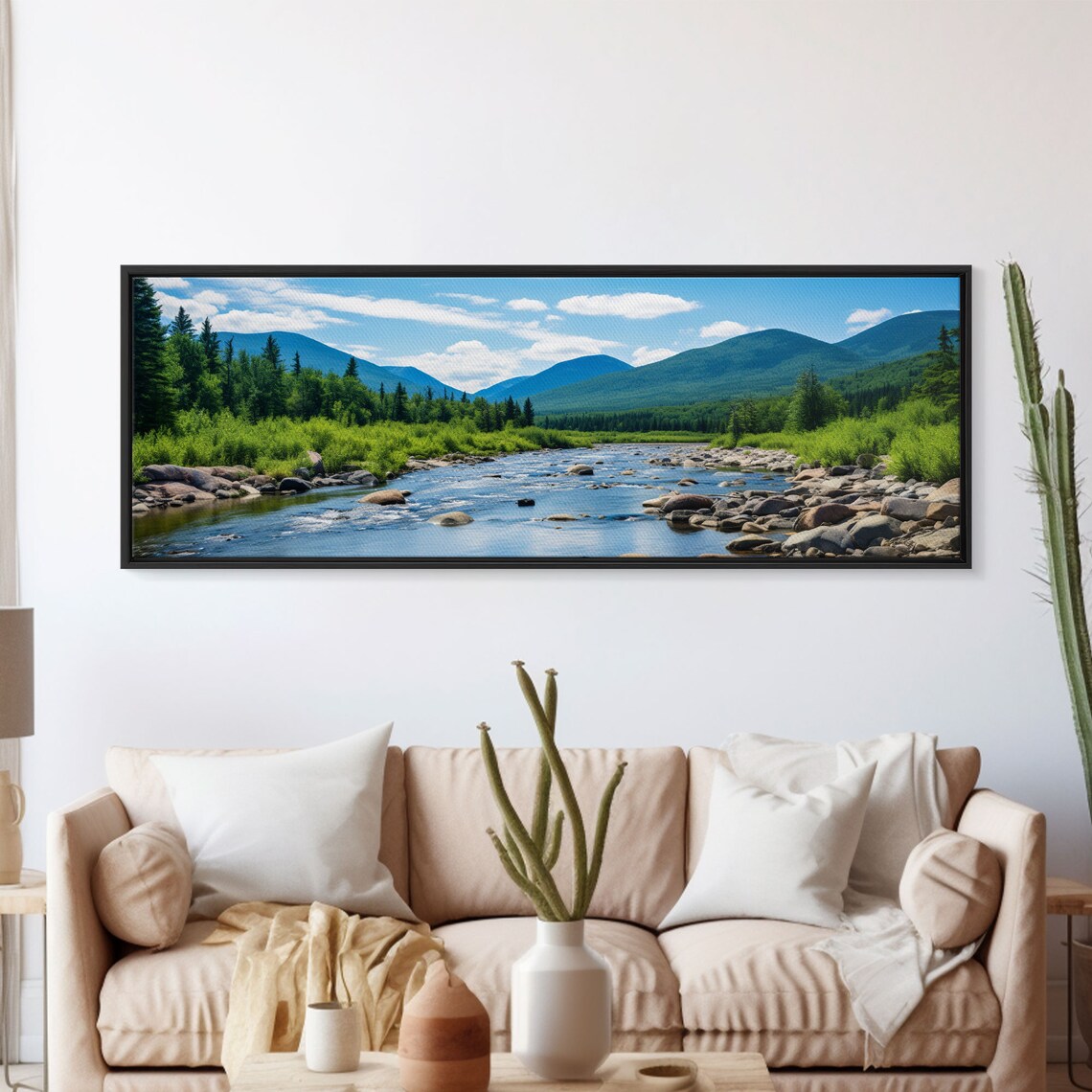 White Mountains New Hampshire Panoramic Art Print - Image 5