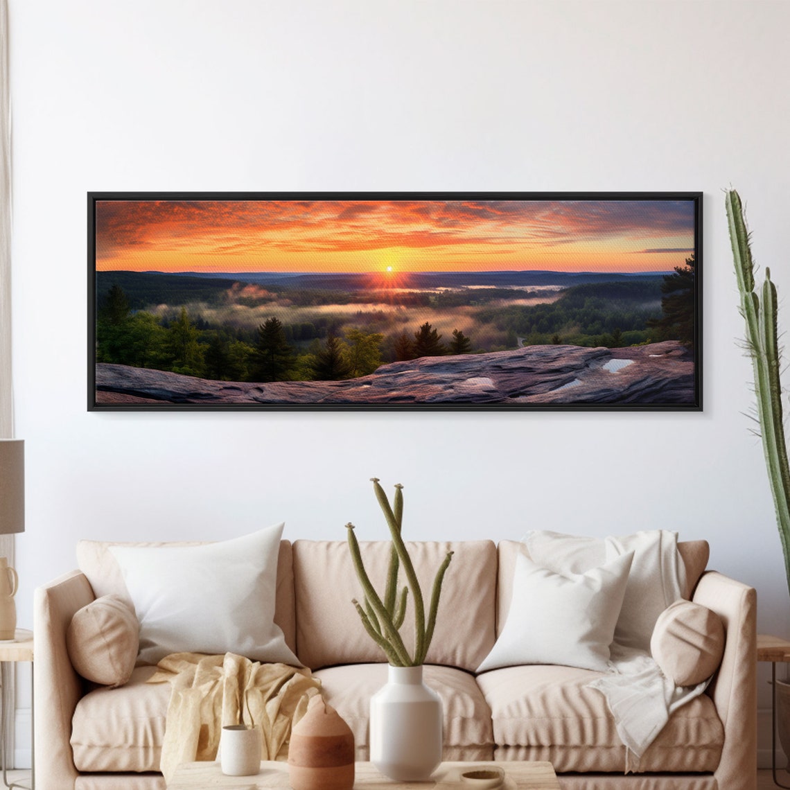 Cuyahoga Valley National Park Ohio Sunrise Misty Valley Photo Print