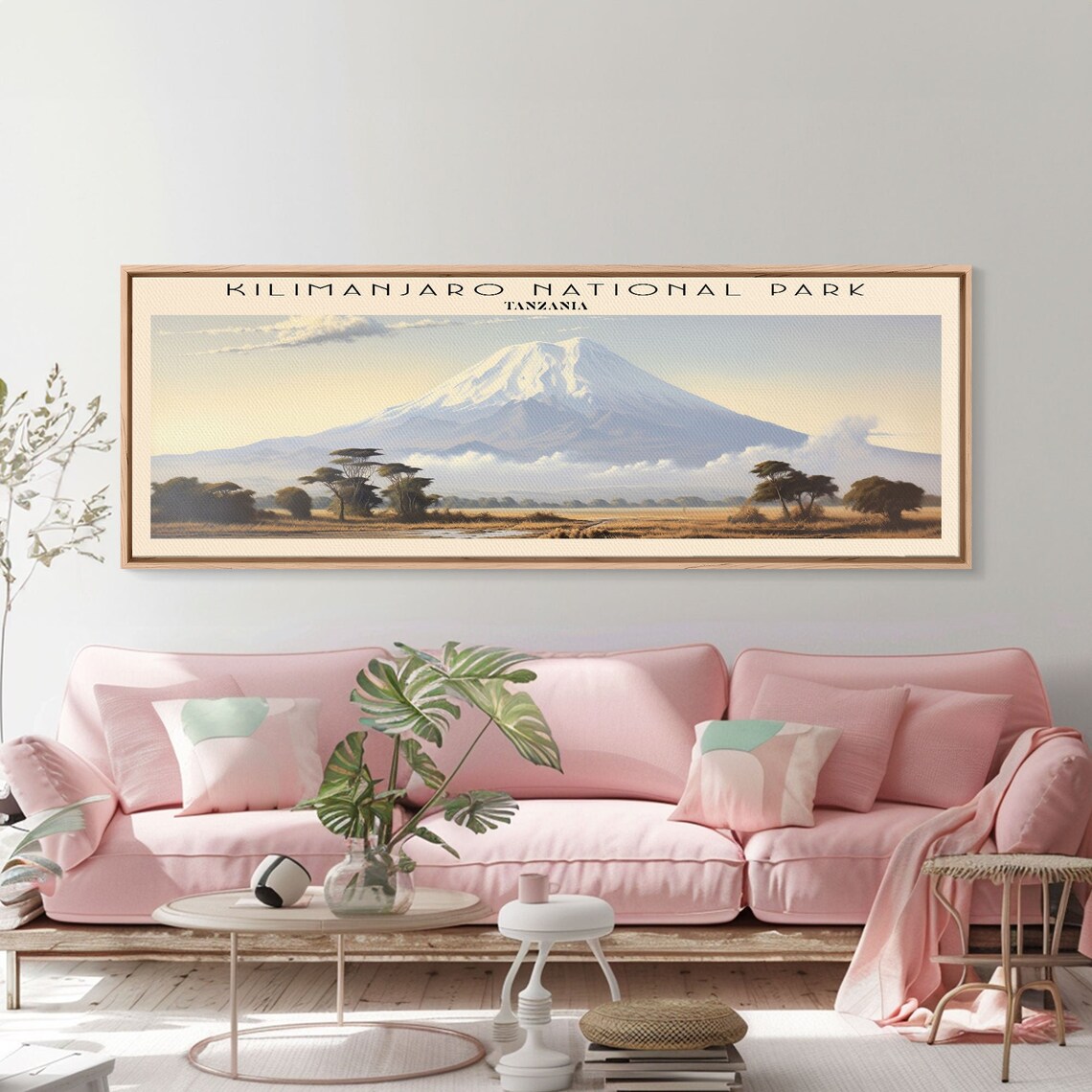 Kilimanjaro National Park Tanzania Snow Capped Peak Savanna Sunset Poster - Image 2