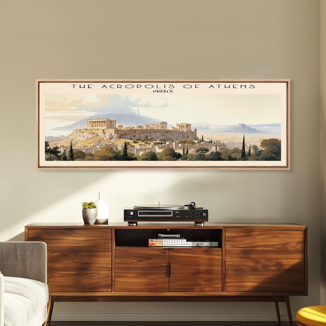 The Acropolis Of Athens Retro Travel Poster, Greece - Image 6