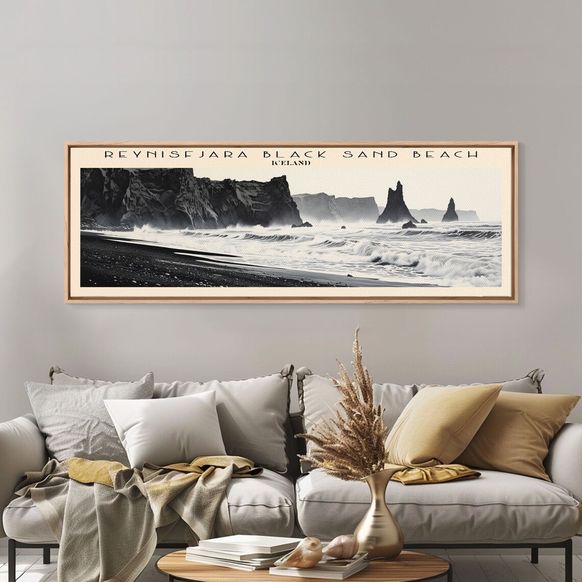 Reynisfjara Black Sand Beach, Iceland Travel Poster - Image 5