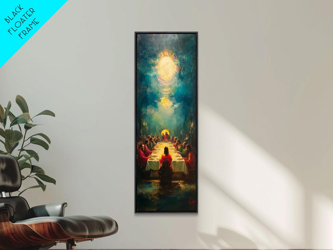 The Last Supper Impressionist Painting Vibrant Religious Art Poster - Image 5