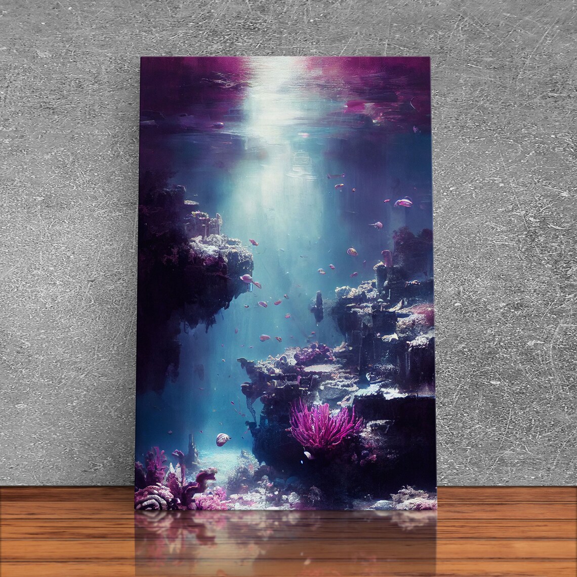 Under The Sea Coral Reef Ocean Wall Art Print - Image 3