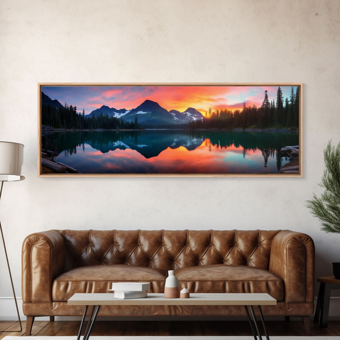 North Cascades National Park Sunset Alpine Lake Peaks Reflection Poster - Image 5
