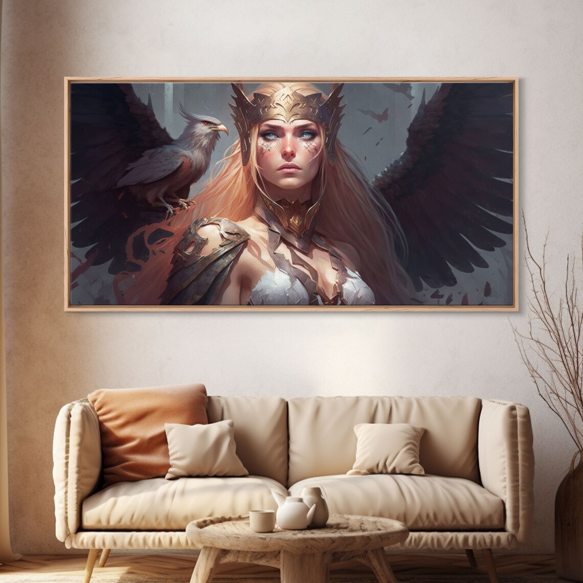 Lady Freya Norse Mythology Goddess of Love Art Print - Image 4