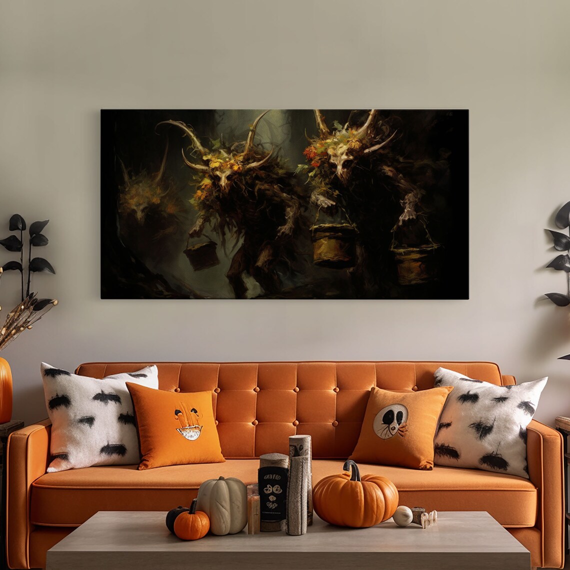 Wendigos Demonic Halloween Art Print, Gothic Victorian - Image 4