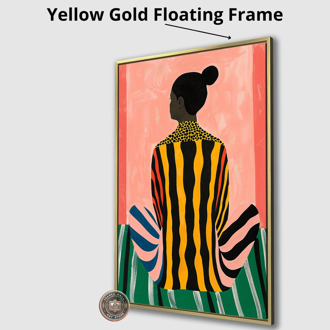 Modern Abstract Woman Minimalist Art Print, Boho - Image 3