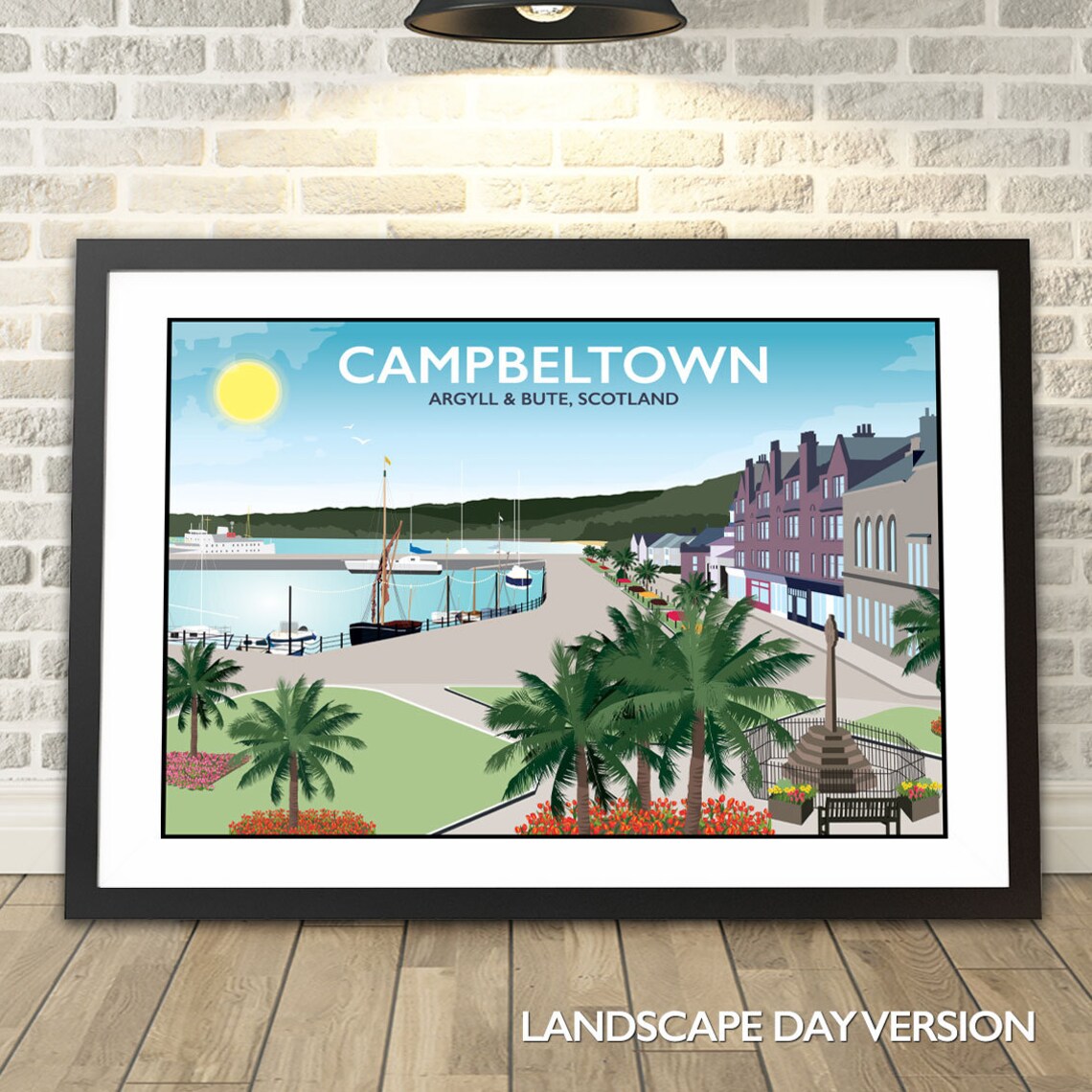 Campbeltown Argyll And Bute Scotland Travel Poster