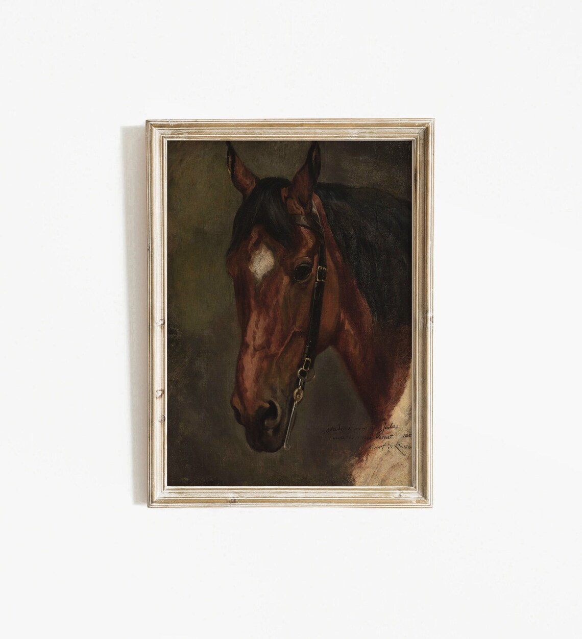 Vintage Horse Equestrian Wall Art, Farmhouse Poster - Image 3
