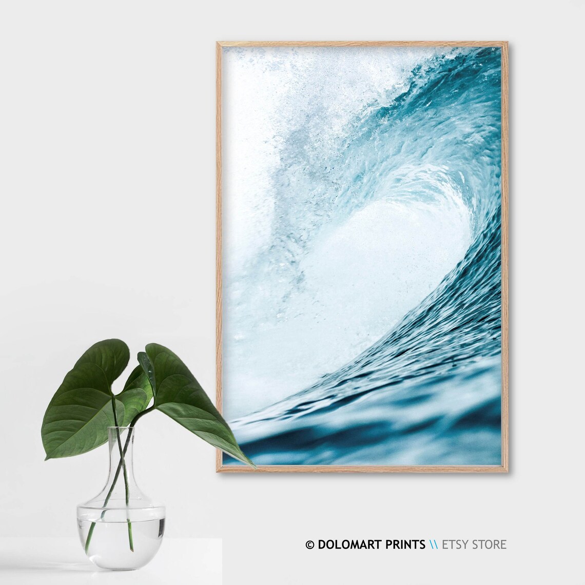 Ocean Wave Art Print, Modern Coastal Decor - Image 2
