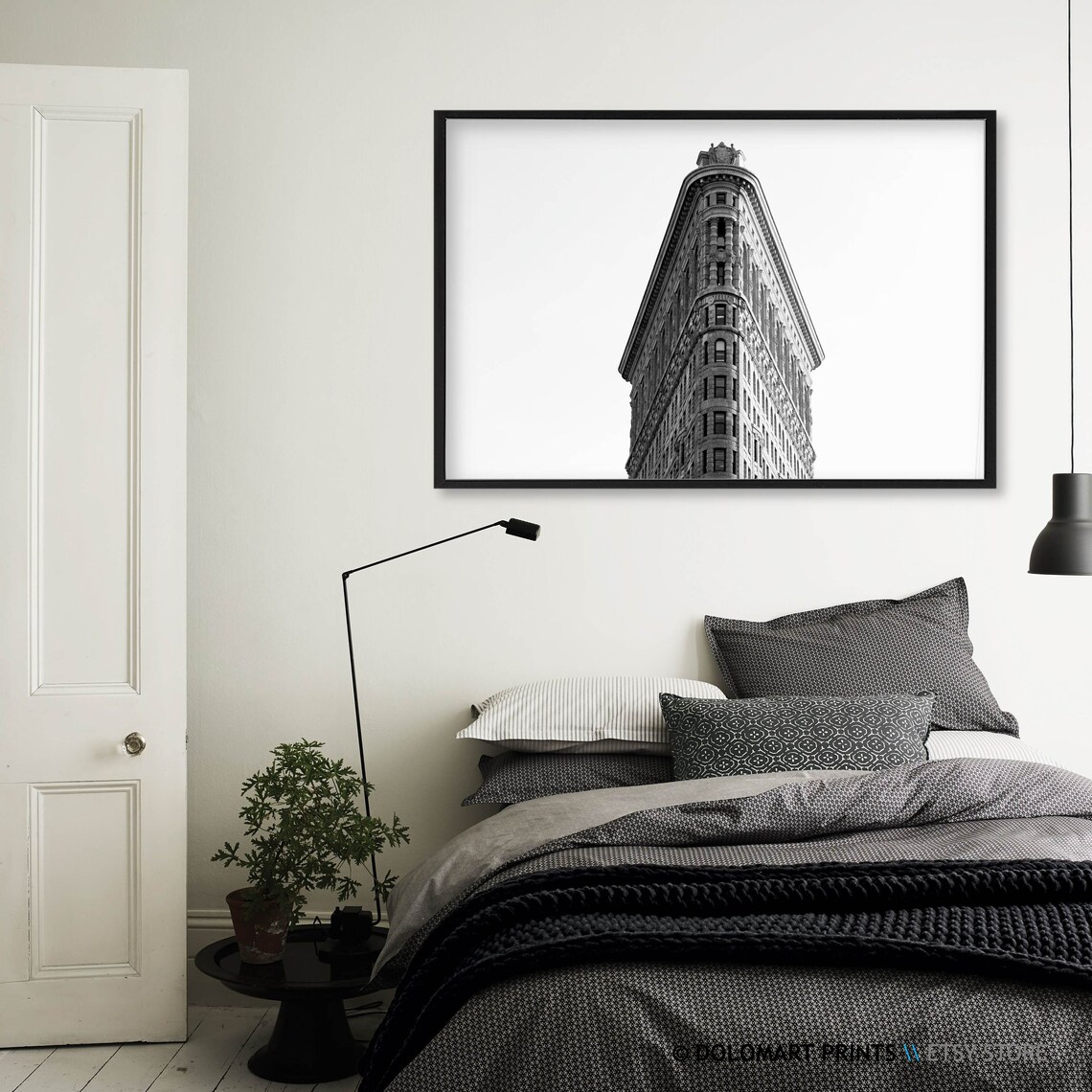 Flatiron Building Black And White New York City Architecture Poster - Image 3