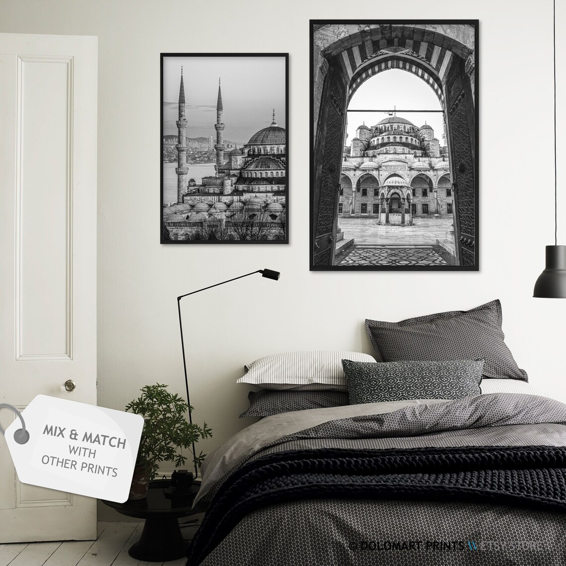 Istanbul Architecture Print, Retro Boho Travel Poster - Image 2