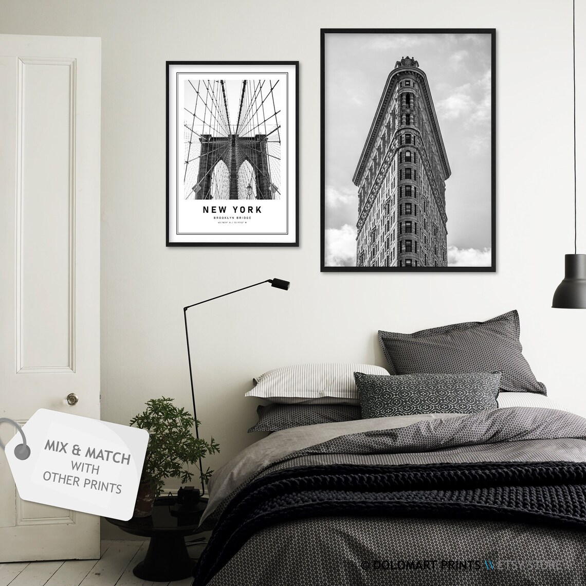 Brooklyn Bridge, New York City Travel Poster - Image 2