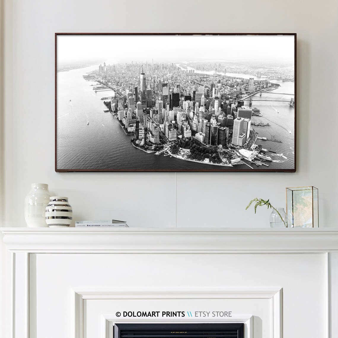New York City Downtown Manhattan Skyline Art Print - Image 3