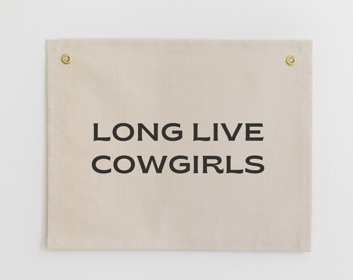 Long Live Cowgirls Western Wall Decor Poster