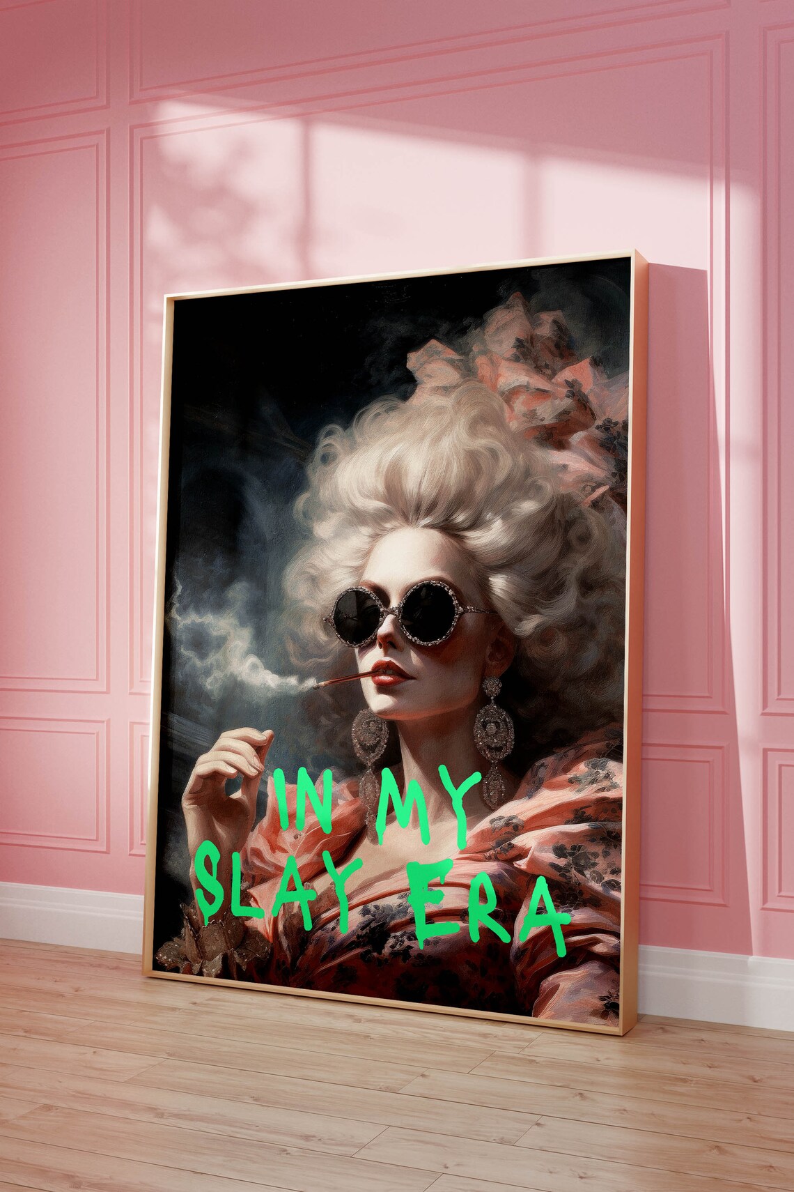 Altered Art Trendy Maximalist Funny Vintage Poster - Image 2