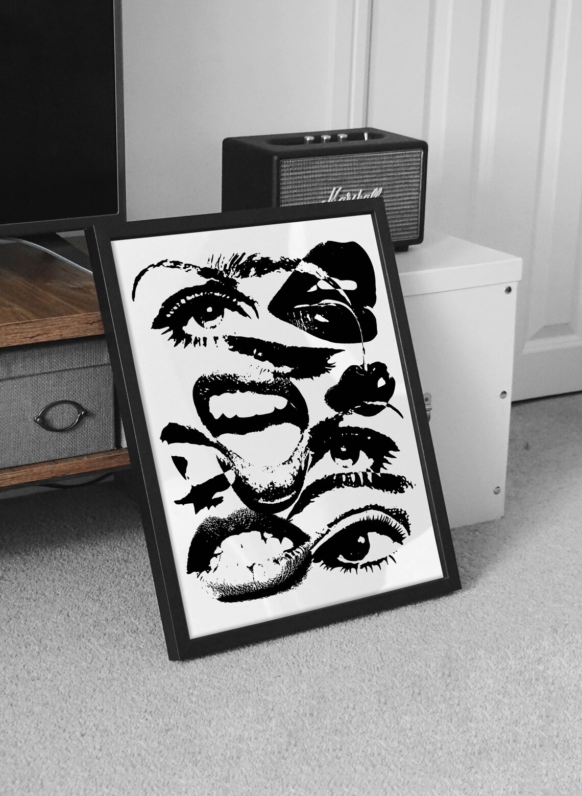 Black And White 70s Style Retro Poster Print - Image 2