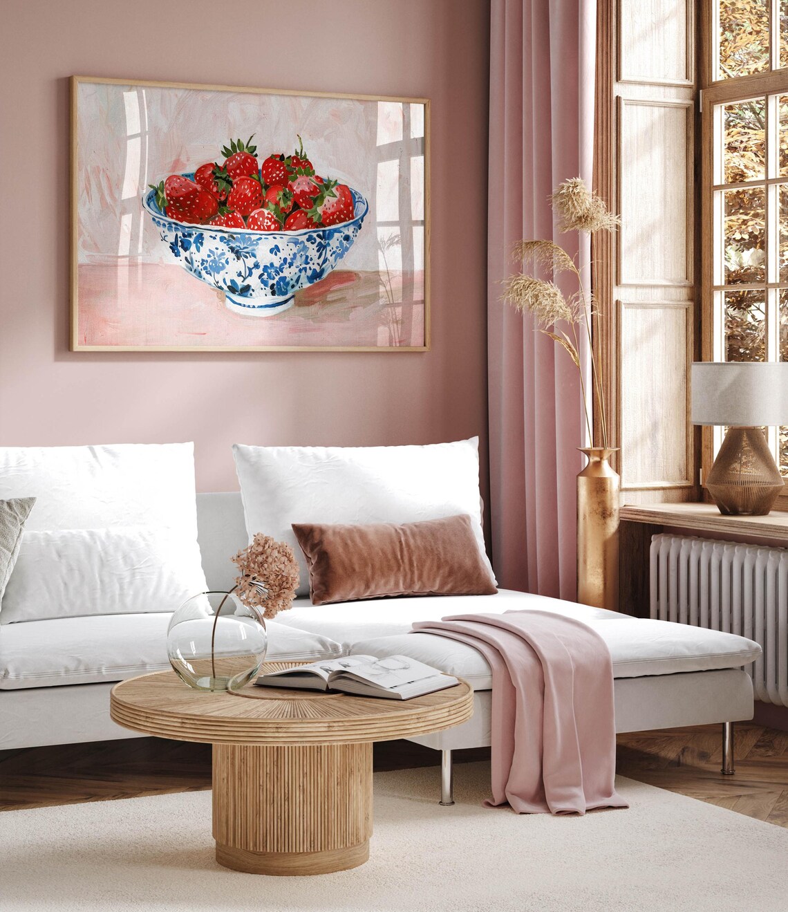 Strawberry Vintage Aesthetic Kitchen Art Print - Image 2