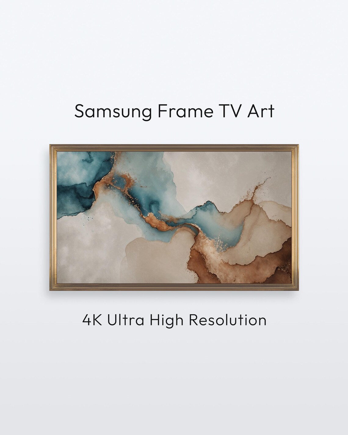 Minimalist Abstract Art For Samsung Frame Tv Modern Organic Image 4k Print
