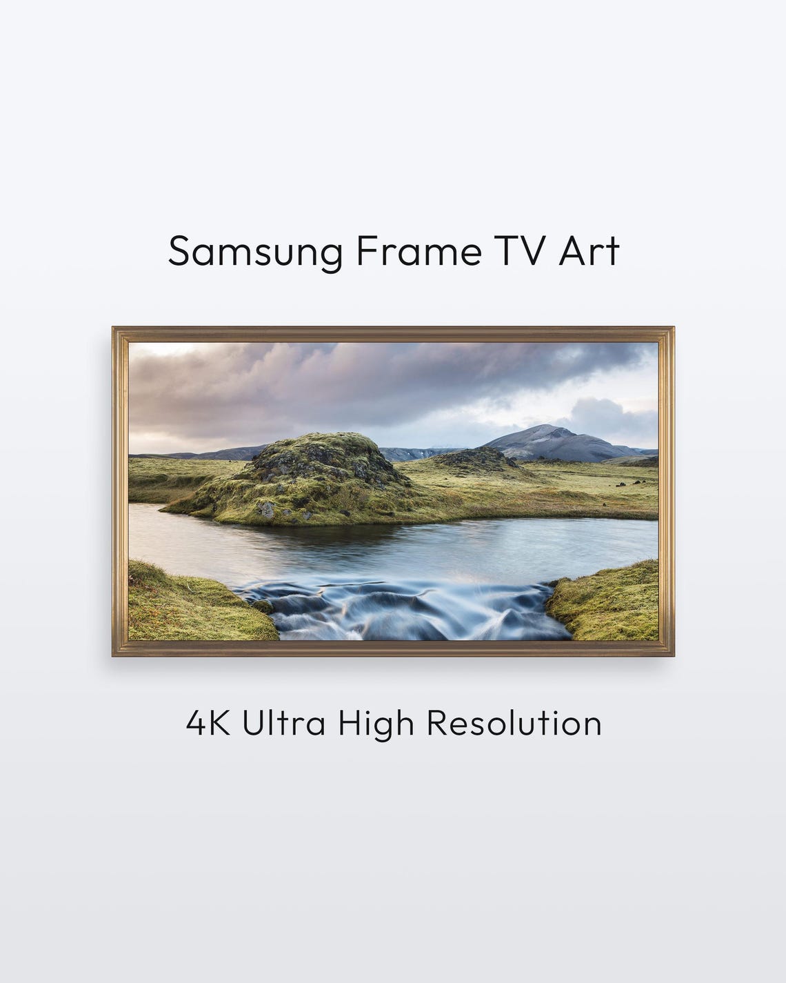 Iceland Landscape Samsung Frame Tv Fine Art Nature Photography 4k Print
