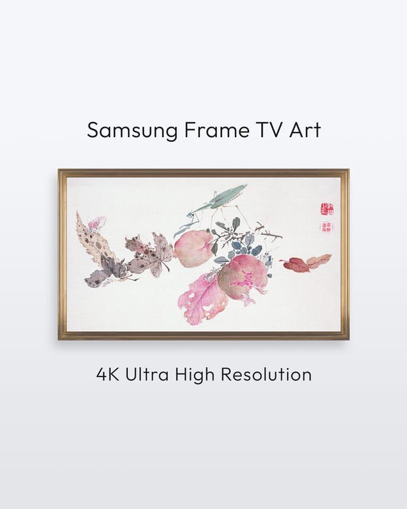 Samsung Frame Tv Art Praying Mantis Painting 4k Print