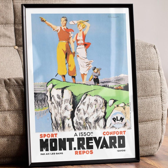 Golf Prints Wall Art Golf French Vintage Travel Poster Sports Poster Vp93